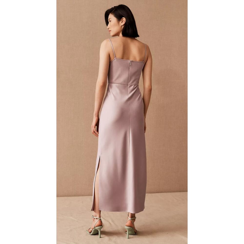 BHLDN Cali Satin Charmeuse Midi Dress - Picture 2 of 7